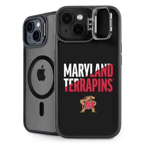 University of Maryland Terrapins Athletic Marks iPhone 15 Kickstand Case